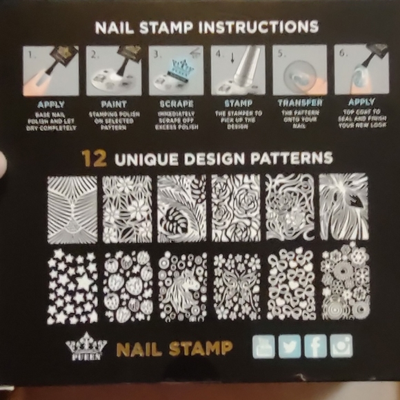 Nail stamp kit Brand new never opened. - Picture 2 of 2